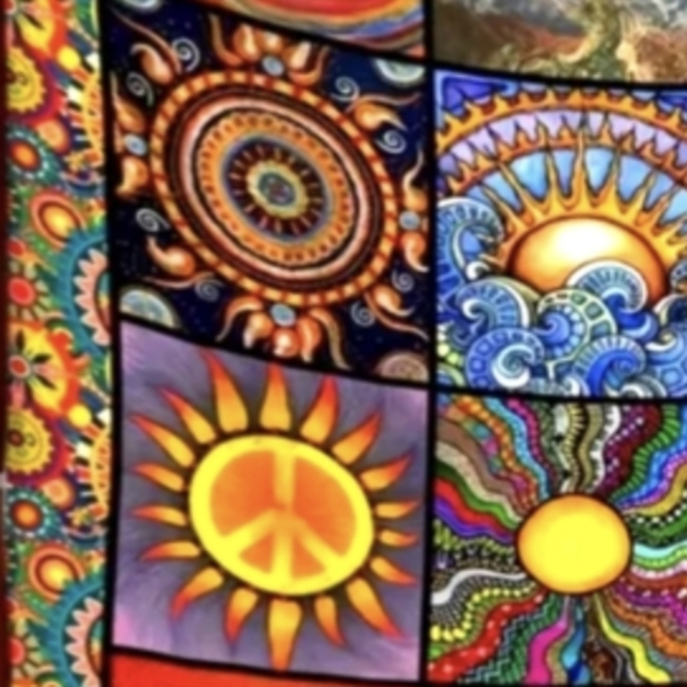 Throw Blanket Bed Topper Mandala Hippie Blanket Bohemian style blankets Decor - Picture 4 of 9